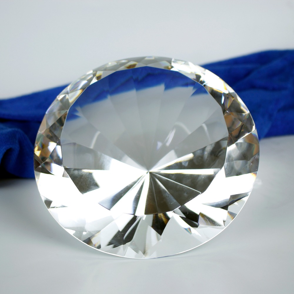 Paper Weight Crystal - Pisapapeles de cristal de diamante óptico