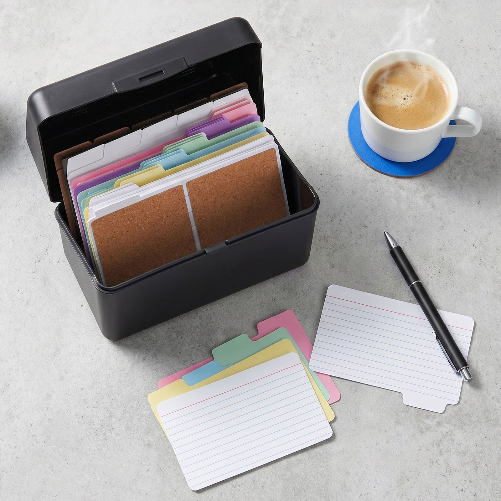 Card Index Box - 2 Juegos de Cajas Organizadoras de