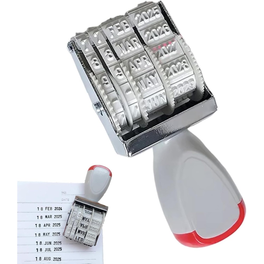 Rubber Date Stamp - Sello Rotatorio de Fecha y Número