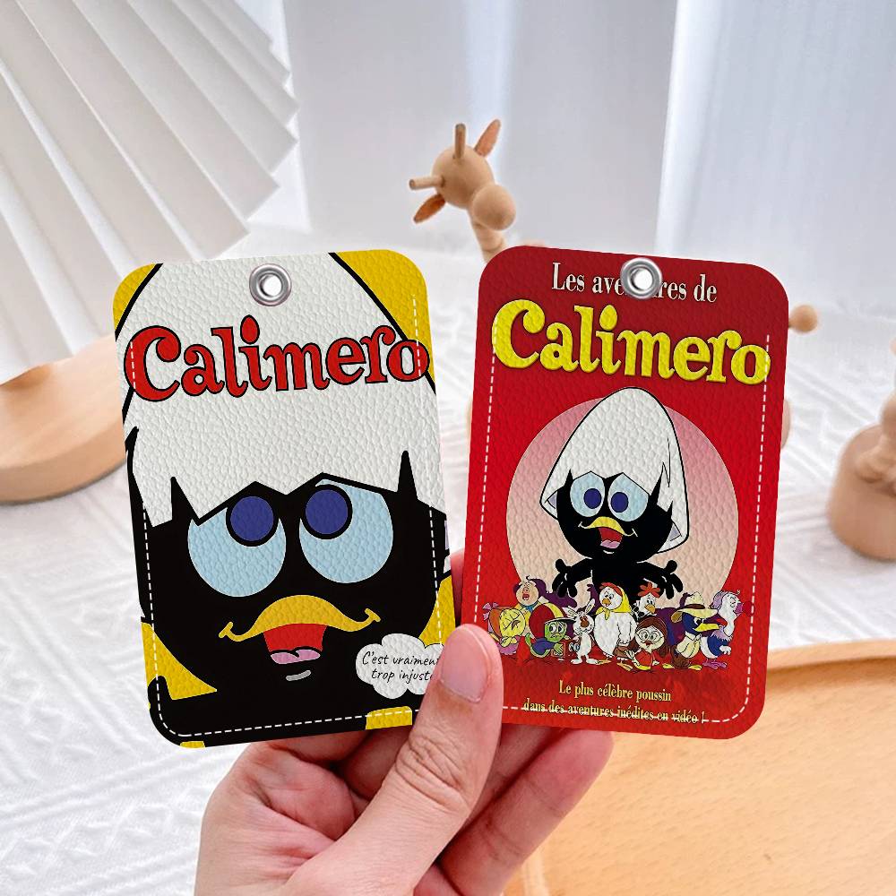 Card Index Box - Llavero de cuero PU con diseño