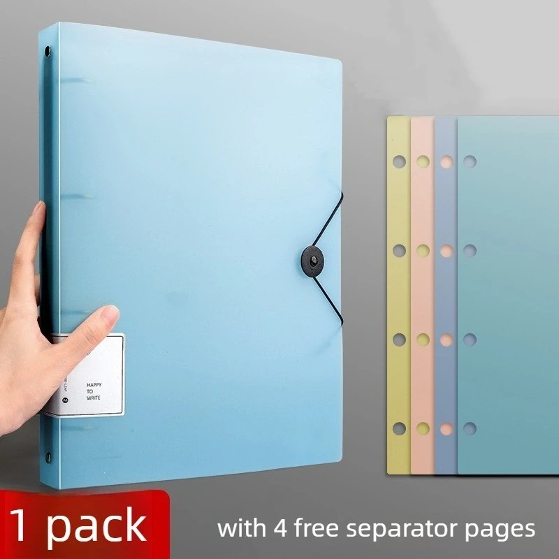 Binder A4 Lever - Carpeta de Anillas con Perforadora de