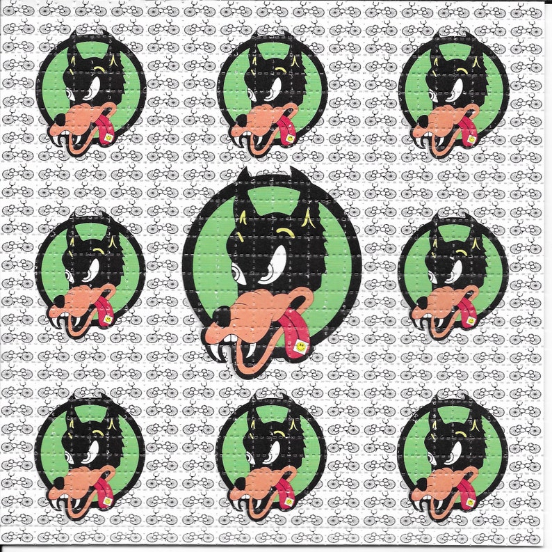 Ink Blotter Paper - Dire Wolf psicodélico LSD sin ácido,