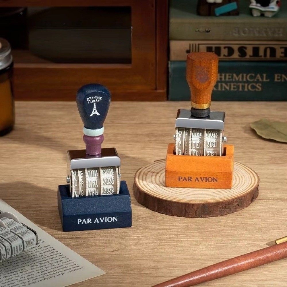 Rubber Date Stamp - Sello de fecha con rodillo de