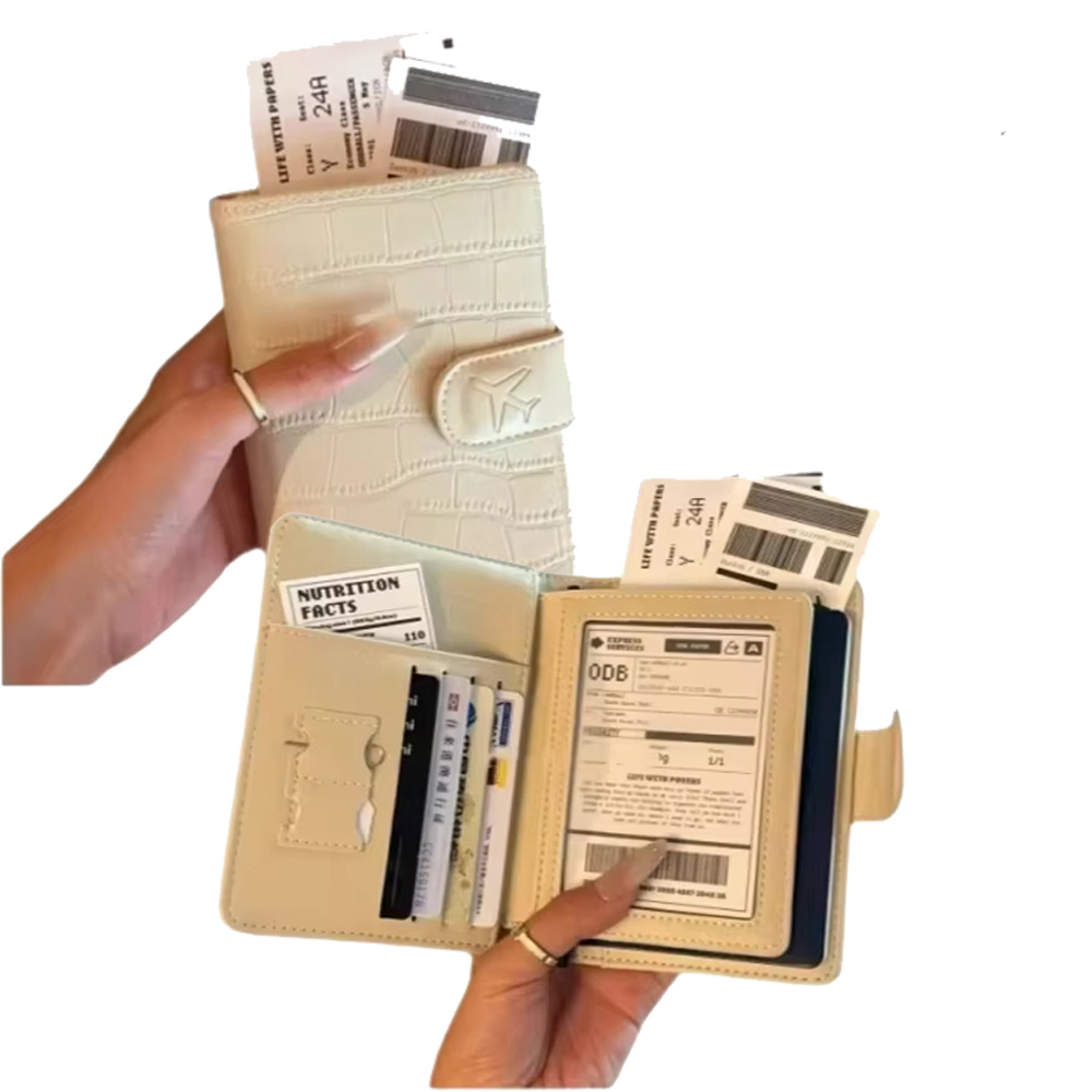 Index Card Holder - Funda de Pasaporte de Cuero PU