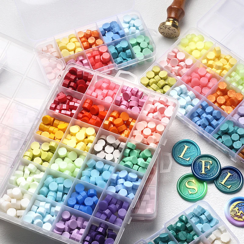 Wax Seal Stamp Set - Juego de cuentas de cera de