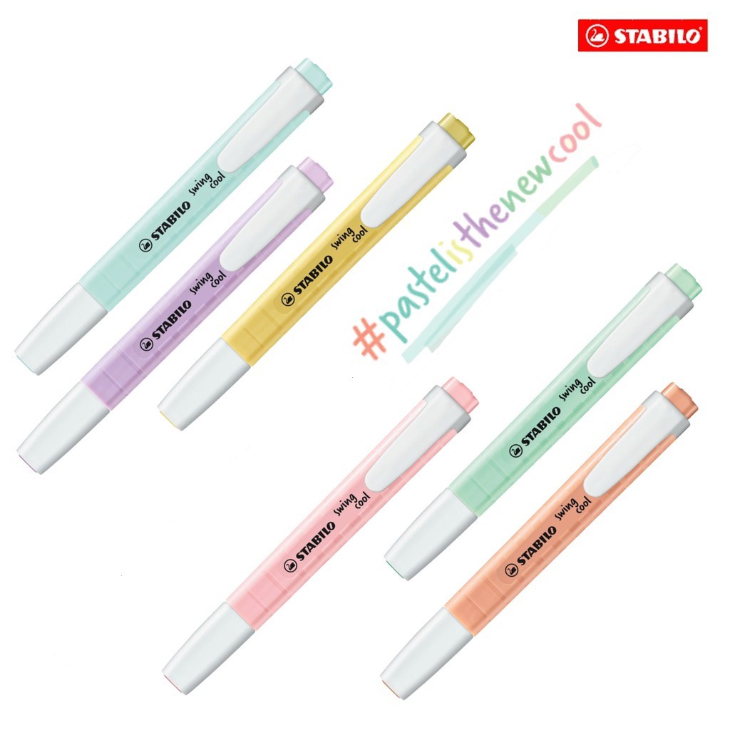 Stabilo Marker Swing Cool - STABILO Swing Cool Pastel Resaltador y