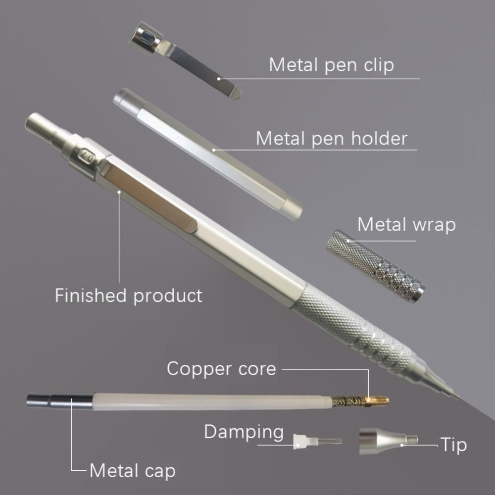 Lápiz Mecánico Metálico Creati - Mechanical Pencil 0.3 reseña y precio