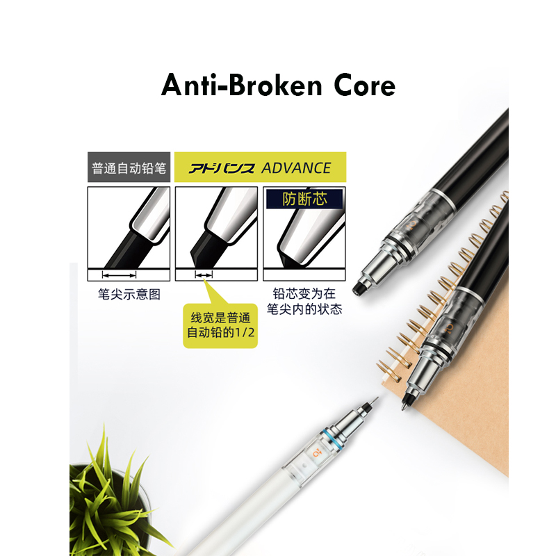 Lápices mecánicos giratorios U - Mechanical Pencil 0.3 reseña y precio
