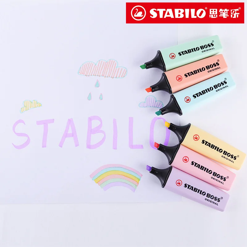 6 colores STABILO BOSS Macaron - Stabilo Marker Boss reseña y precio