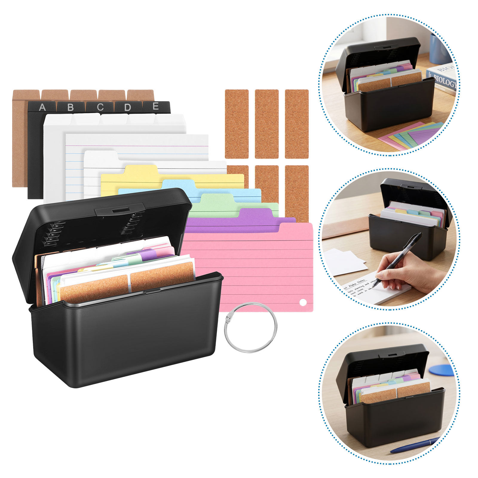 2 Juegos de Cajas Organizadora - Card Index Box reseña y precio