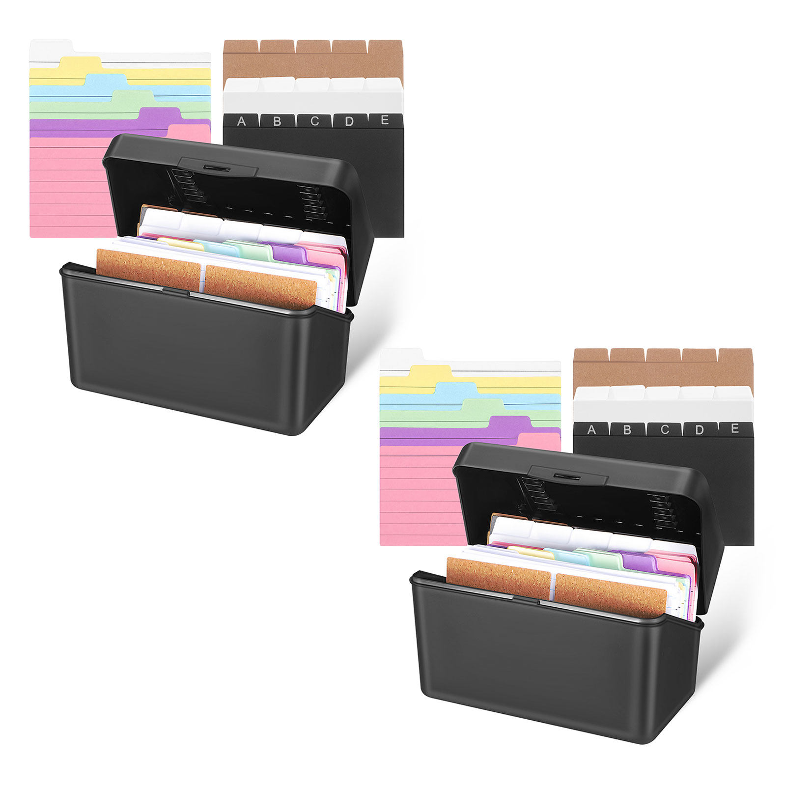2 Juegos de Cajas Organizadora - Card Index Box reseña y precio