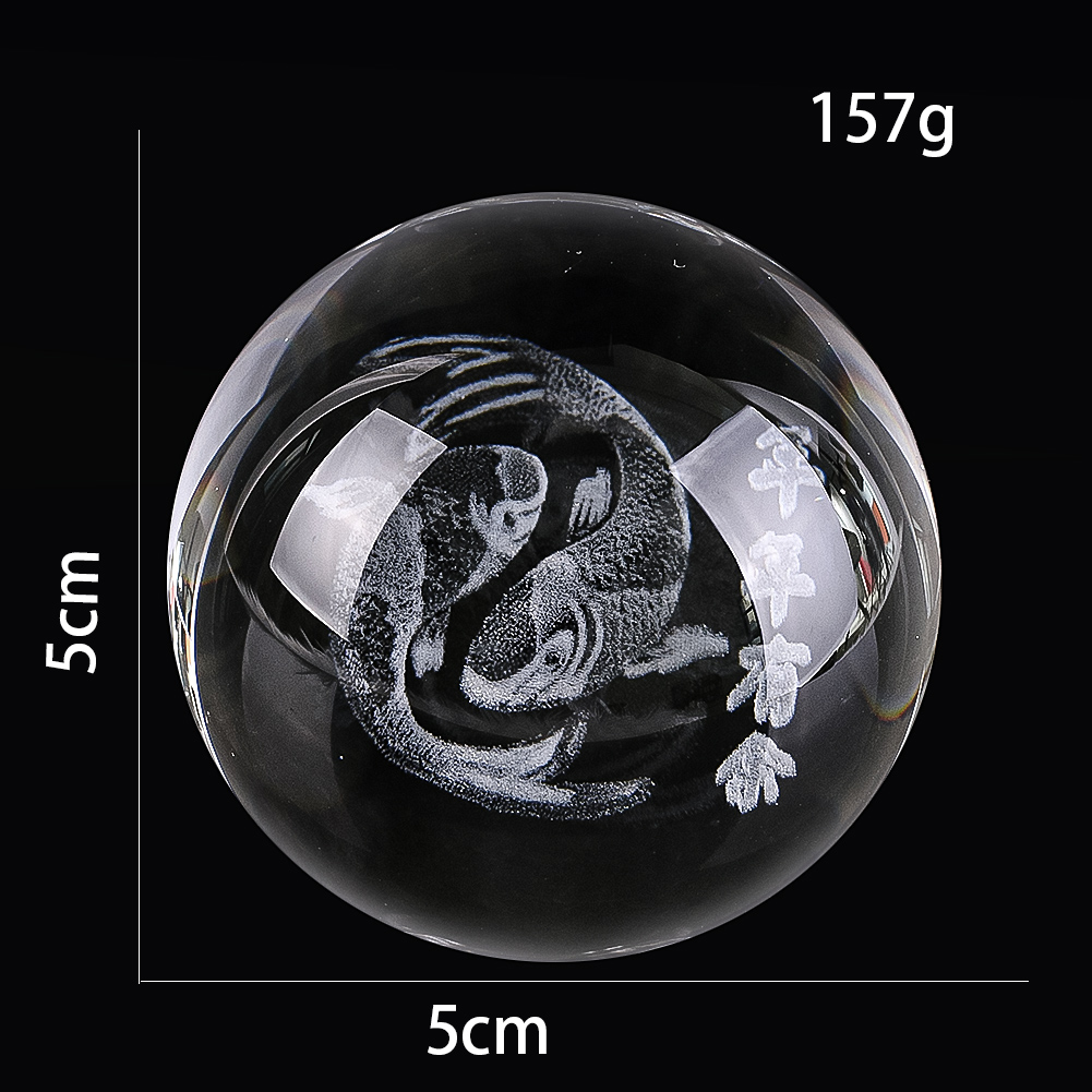 Bola de cristal grabada en 3D, - Paper Weight Crystal reseña y precio