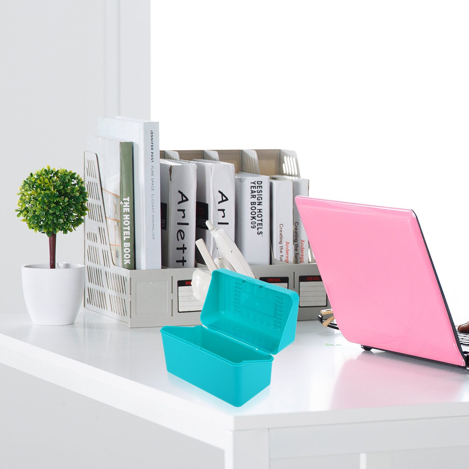 4 cajas organizadoras de tarje - Index Card Holder reseña y precio