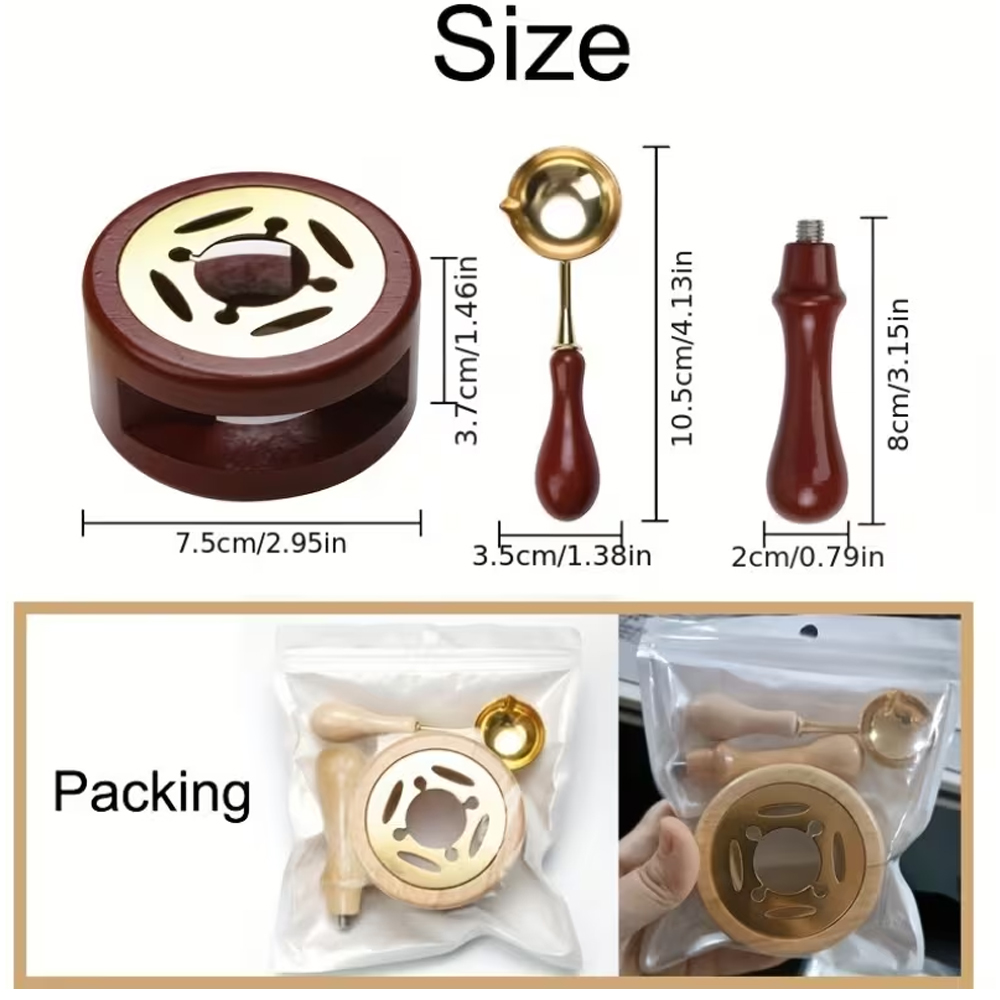 Kit de Sellos de Cera Personal - Wax Seal Stamp Set reseña y precio