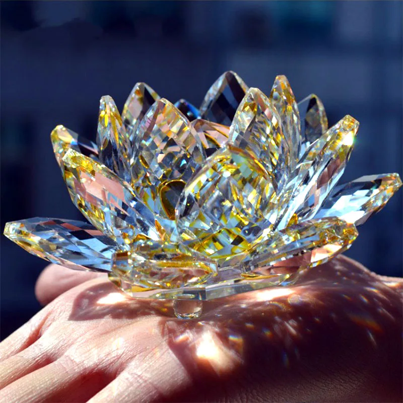 80mm cristal de cuarzo flor de - Paper Weight Crystal reseña y precio