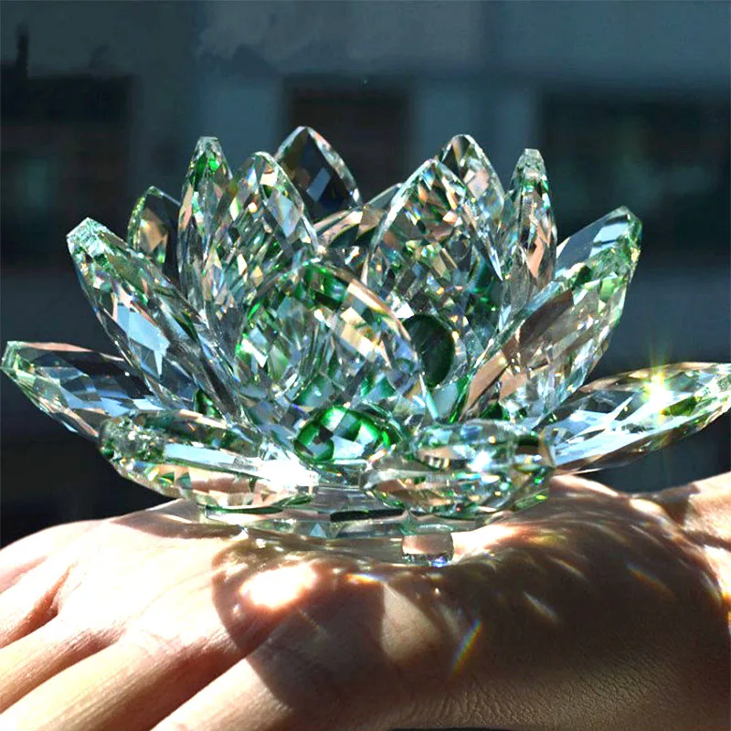 80mm cristal de cuarzo flor de - Paper Weight Crystal reseña y precio