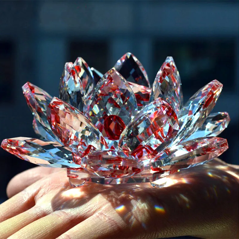 80mm cristal de cuarzo flor de - Paper Weight Crystal reseña y precio