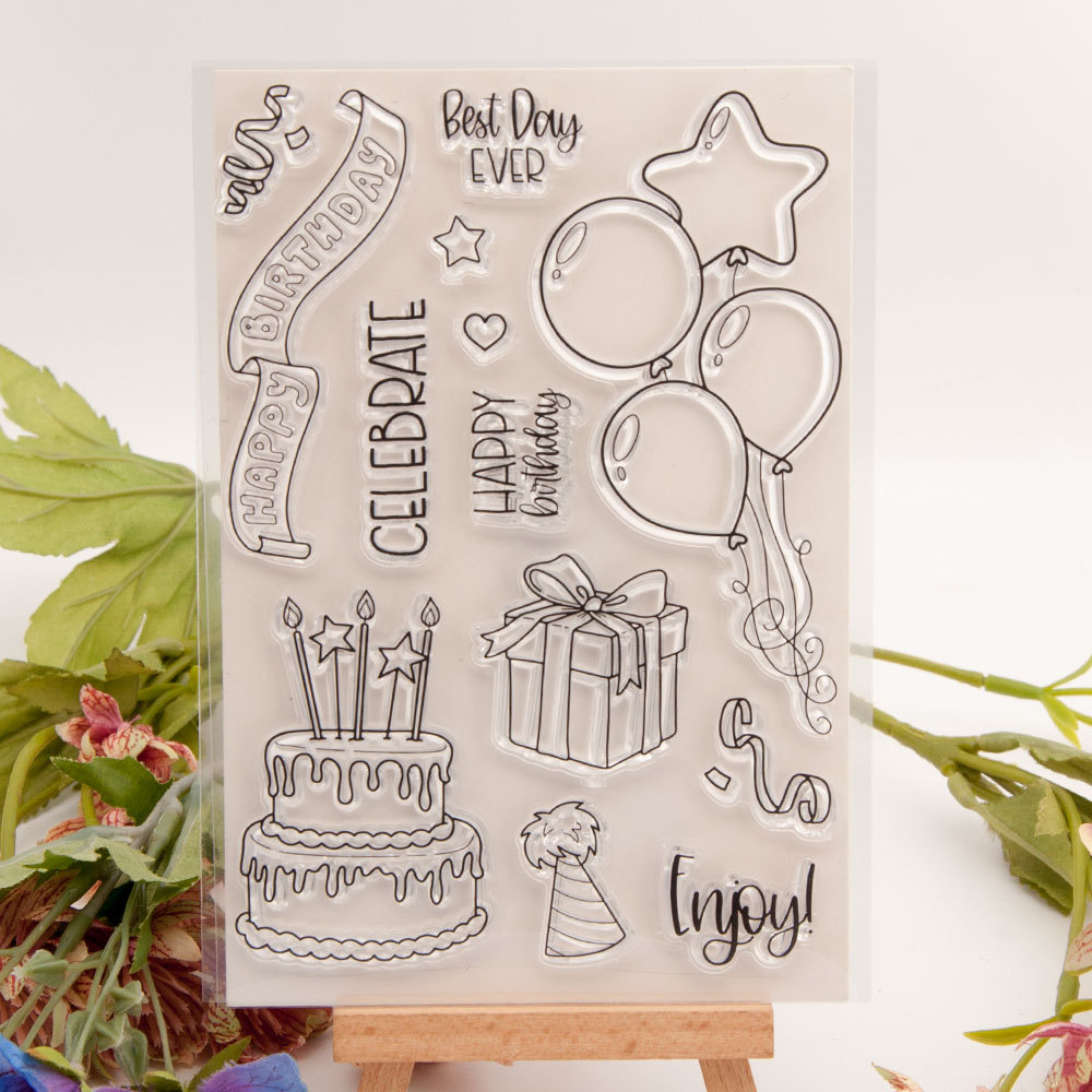 Sellos de Goma Transparentes c - Rubber Date Stamp reseña y precio