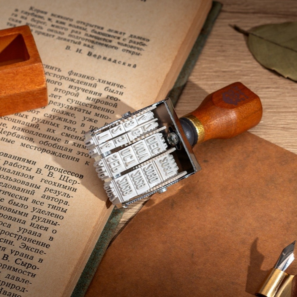 Sello de fecha con rodillo de  - Rubber Date Stamp reseña y precio