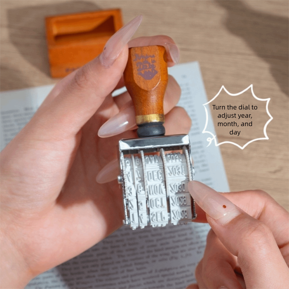 Sello de fecha con rodillo de  - Rubber Date Stamp reseña y precio