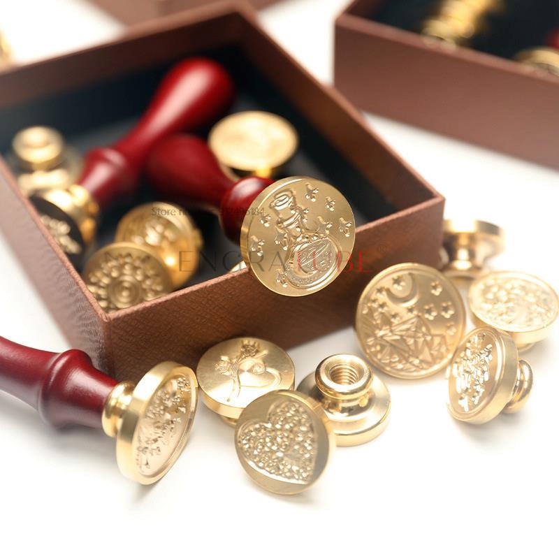 Juego de 6 cabezales de sello  - Wax Seal Stamp Set reseña y precio