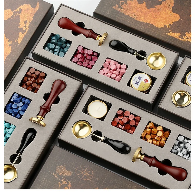 Kit de caja de sellos de cera  - Wax Seal Stamp Set reseña y precio