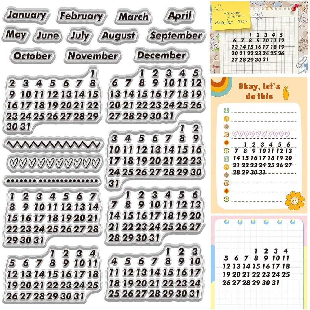 Sellos transparentes con fecha - Rubber Date Stamp reseña y precio