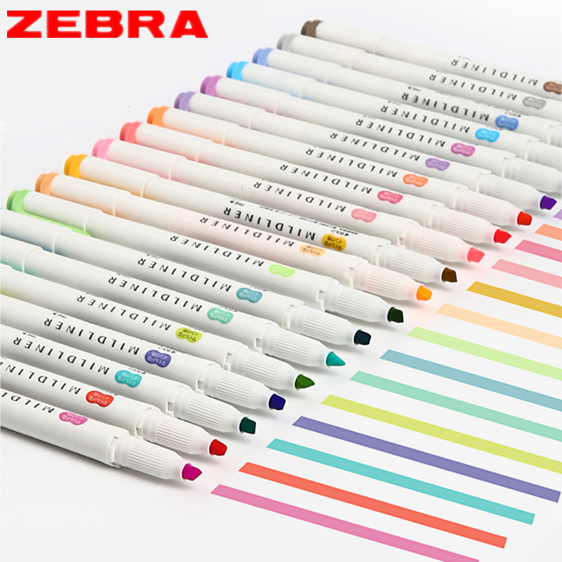Juego de resaltadores Mildline - Zebra Pen Mildliner reseña y precio