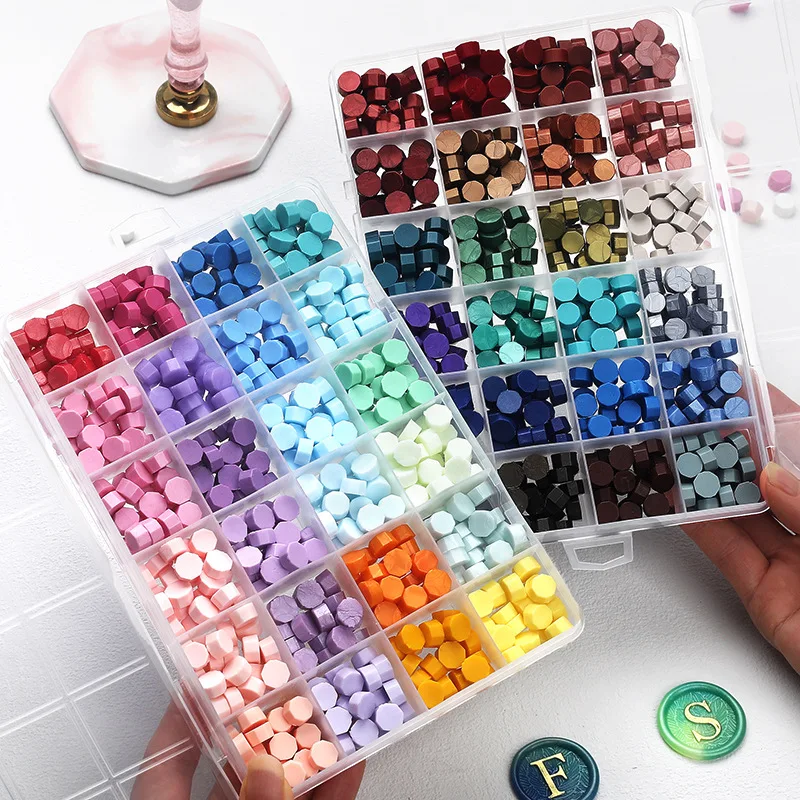 Juego de cuentas de cera de se - Wax Seal Stamp Set reseña y precio