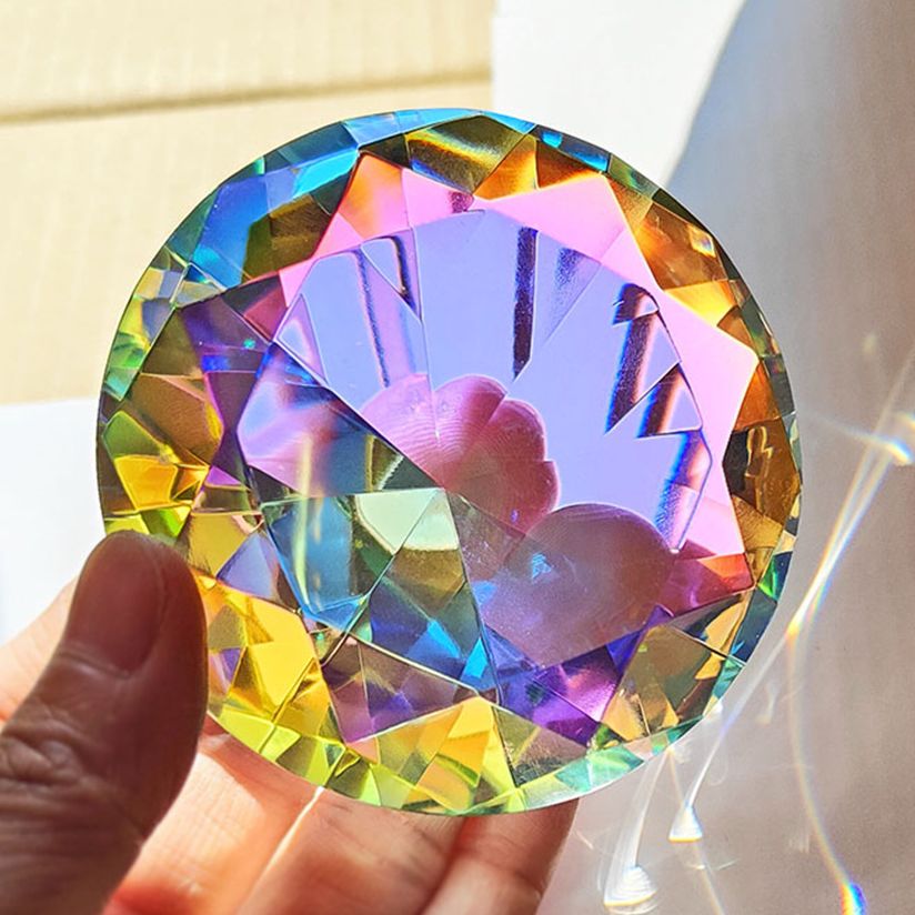 30-80mm AB colorido K9 cristal - Paper Weight Crystal reseña y precio