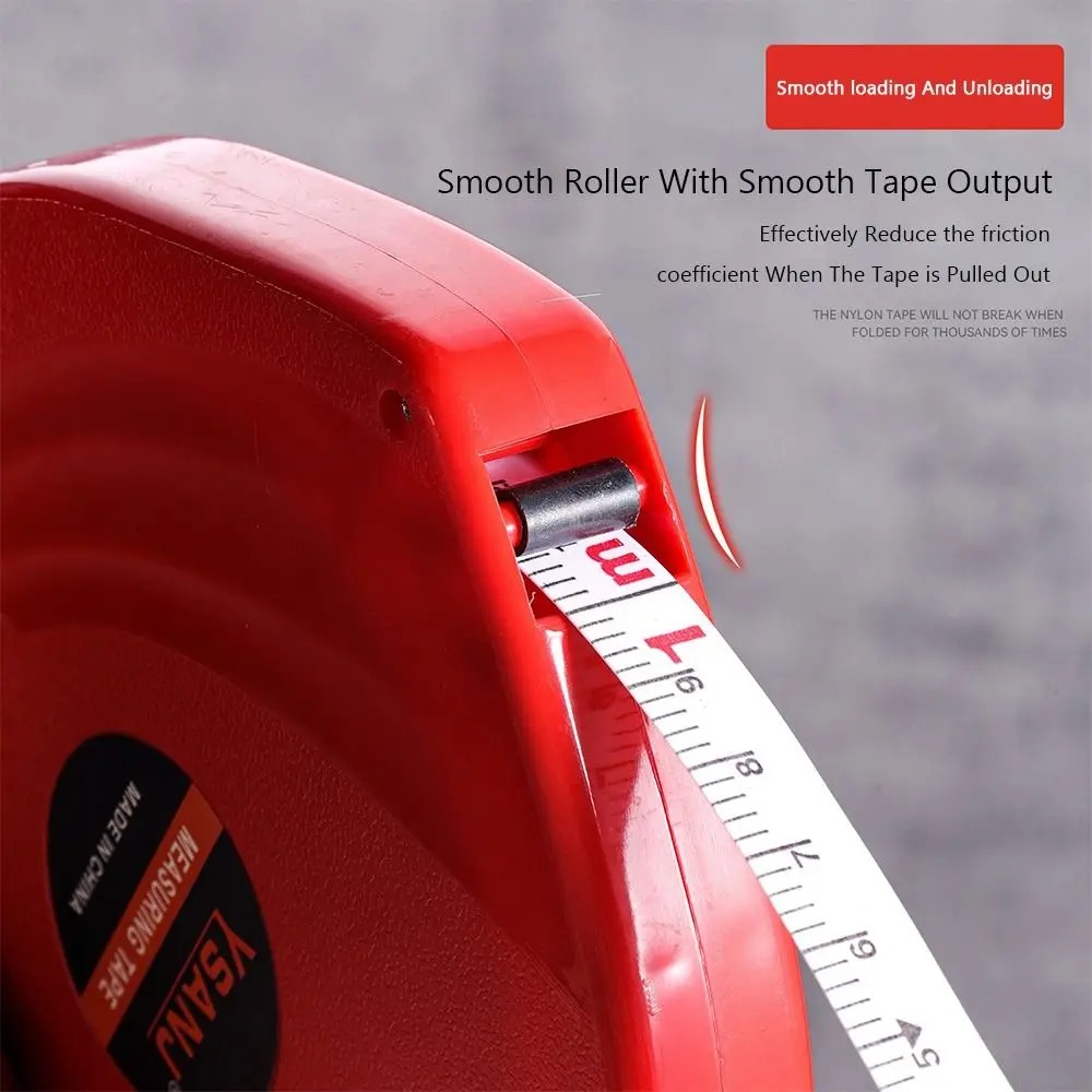 Cinta métrica roja de 30m 50m, - Tape Dispenser Weighted reseña y precio