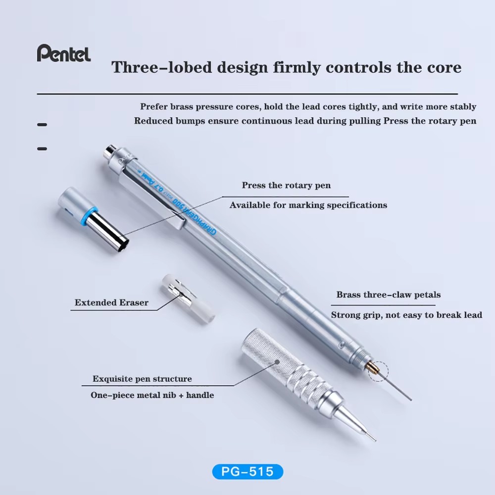 1 Pieza Lápiz Mecánico Pentel  - Mechanical Pencil 0.3 reseña y precio